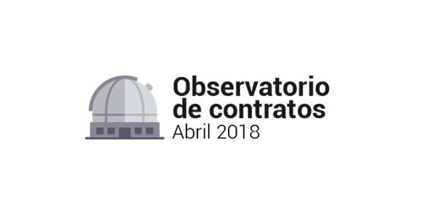 Observatorio de Contratos - Abril 2018